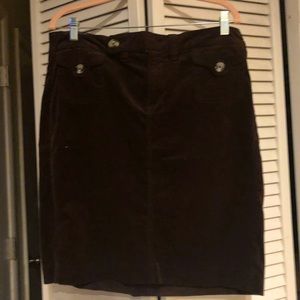 Corduroy skirt